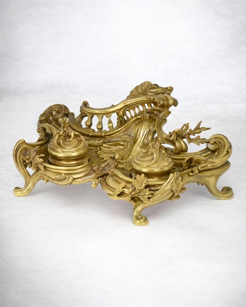Calamaio in Bronzo - Napoleone III-photo-4
